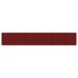vidaXL Paneles de pared 12 uds tela rojo tinto 90x15 cm 1,62 m²