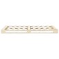 vidaXL Estructura de cama de palés madera maciza de pino 140x200 cm