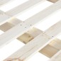 vidaXL Estructura de cama de palés madera maciza de pino 140x200 cm