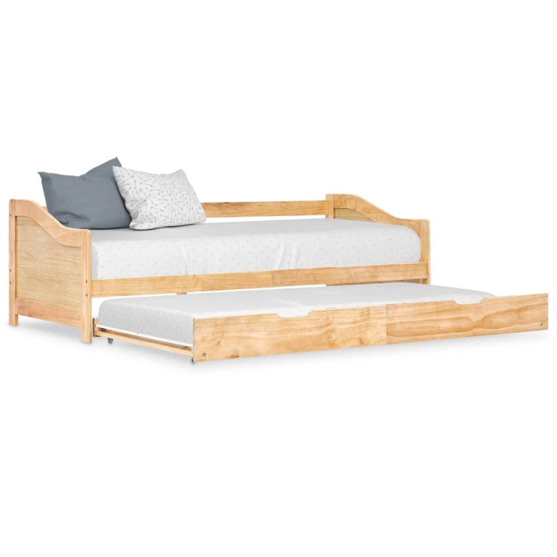 vidaXL Estructura de sofá cama extraíble madera de pino 90x200 cm vidaXL Estructura de sofá cama extraíble madera de pino 90x200 cm