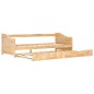 vidaXL Estructura de sofá cama extraíble madera de pino 90x200 cm vidaXL Estructura de sofá cama extraíble madera de pino 90x200 cm