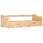 vidaXL Estructura de sofá cama extraíble madera de pino 90x200 cm vidaXL Estructura de sofá cama extraíble madera de pino 90x200 cm
