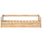 vidaXL Estructura de sofá cama extraíble madera de pino 90x200 cm vidaXL Estructura de sofá cama extraíble madera de pino 90x200 cm