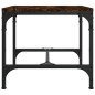 vidaXL Mesa auxiliar madera contrachapada roble ahumado 40x40x35 cm vidaXL Mesa auxiliar madera contrachapada roble ahumado 40x40x35 cm