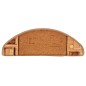 vidaXL Alfombrilla autoadhesiva de escalera 15 uds beige 65x21x4 cm vidaXL Alfombrilla autoadhesiva de escalera 15 uds beige 65x21x4 cm