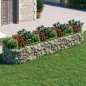 vidaXL Arriate de gaviones de hierro galvanizado 400x100x50 cm vidaXL Arriate de gaviones de hierro galvanizado 400x100x50 cm
