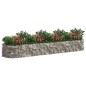 vidaXL Arriate de gaviones de hierro galvanizado 400x100x50 cm vidaXL Arriate de gaviones de hierro galvanizado 400x100x50 cm