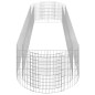 vidaXL Arriate de gaviones de hierro galvanizado 400x100x50 cm vidaXL Arriate de gaviones de hierro galvanizado 400x100x50 cm
