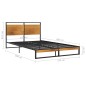 vidaXL Estructura de cama de metal 120x200 cm vidaXL Estructura de cama de metal 120x200 cm