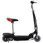 vidaXL Patinete eléctrico con asiento y LED 120 W negro vidaXL Patinete eléctrico con asiento y LED 120 W negro