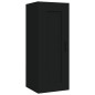 vidaXL Armario colgante de madera contrachapada negro 35x34x90 cm vidaXL Armario colgante de madera contrachapada negro 35x34x90 cm