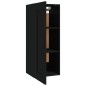 vidaXL Armario colgante de madera contrachapada negro 35x34x90 cm vidaXL Armario colgante de madera contrachapada negro 35x34x90 cm