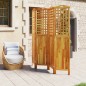 vidaXL Biombo de 4 paneles de madera maciza de acacia 162x2x180 cm vidaXL Biombo de 4 paneles de madera maciza de acacia 162x2x180 cm