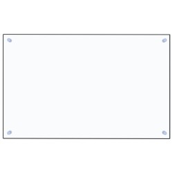 vidaXL Protector contra salpicaduras cocina vidrio templado 80x50 cm