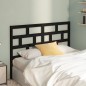 vidaXL Cabecero de cama madera maciza de pino negro 166x4x100 cm vidaXL Cabecero de cama madera maciza de pino negro 166x4x100 cm