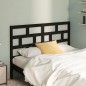vidaXL Cabecero de cama madera maciza de pino negro 166x4x100 cm vidaXL Cabecero de cama madera maciza de pino negro 166x4x100 cm