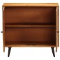 vidaXL Aparador de madera maciza de acacia 80x30x75 cm