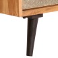vidaXL Aparador de madera maciza de acacia 80x30x75 cm