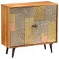 vidaXL Aparador de madera maciza de acacia 80x30x75 cm