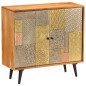 vidaXL Aparador de madera maciza de acacia 80x30x75 cm