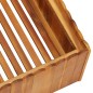 vidaXL Arriate de madera maciza de acacia 50x50x25 cm