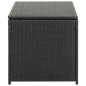 vidaXL Caja de almacenaje de jardín ratán sintético negro 100x50x50 cm vidaXL Caja de almacenaje de jardín ratán sintético negro 100x50x50 cm