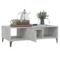 vidaXL Mesa centro madera contrachapada gris hormigón 103,5x60x35 cm vidaXL Mesa centro madera contrachapada gris hormigón 103,5x60x35 cm