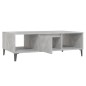 vidaXL Mesa centro madera contrachapada gris hormigón 103,5x60x35 cm vidaXL Mesa centro madera contrachapada gris hormigón 103,5x60x35 cm