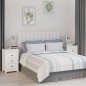 vidaXL Mesitas de noche 2 uds madera maciza pino blanco 40x35x61,5 cm vidaXL Mesitas de noche 2 uds madera maciza pino blanco 40x35x61,5 cm