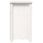 vidaXL Mesitas de noche 2 uds madera maciza pino blanco 40x35x61,5 cm vidaXL Mesitas de noche 2 uds madera maciza pino blanco 40x35x61,5 cm