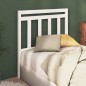 vidaXL Cabecero de cama madera maciza de pino blanco 96x4x100 cm vidaXL Cabecero de cama madera maciza de pino blanco 96x4x100 cm
