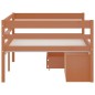 vidaXL Cama con cajones y armario madera pino marrón miel 90x200 cm vidaXL Cama con cajones y armario madera pino marrón miel 90x200 cm