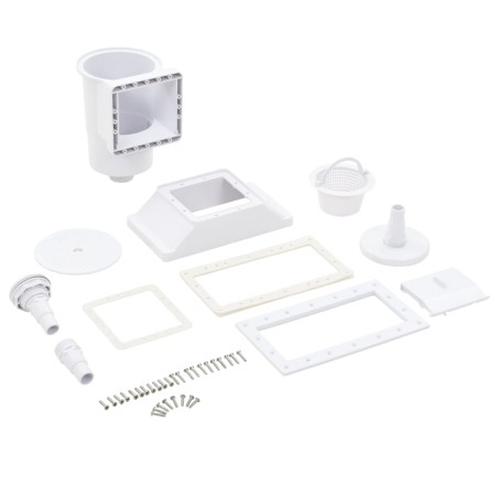 vidaXL Skimmer de piscina de boca ancha de 11 piezas 34,3x25x30,5 cm