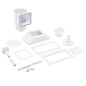 vidaXL Skimmer de piscina de boca ancha de 11 piezas 34,3x25x30,5 cm vidaXL Skimmer de piscina de boca ancha de 11 piezas 34,3x25x30,5 cm
