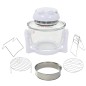 vidaXL Horno de convección halógeno con anillo de extensión 800 W 10 L vidaXL Horno de convección halógeno con anillo de extensión 800 W 10 L