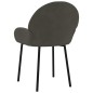vidaXL Sillas de comedor 2 unidades terciopelo gris oscuro vidaXL Sillas de comedor 2 unidades terciopelo gris oscuro