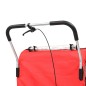 vidaXL Remolque para bicicletas y cochecito 2 en 1 negro y rojo vidaXL Remolque para bicicletas y cochecito 2 en 1 negro y rojo