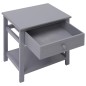 vidaXL Mesitas de noche 2 unidades madera de Paulownia gris 40x29x42cm vidaXL Mesitas de noche 2 unidades madera de Paulownia gris 40x29x42cm