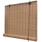 vidaXL Persianas enrollables de bambú marrón 150x220 cm vidaXL Persianas enrollables de bambú marrón 150x220 cm