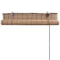 vidaXL Persianas enrollables de bambú marrón 150x220 cm vidaXL Persianas enrollables de bambú marrón 150x220 cm