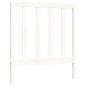 vidaXL Estructura de cama con cabecero madera maciza blanco vidaXL Estructura de cama con cabecero madera maciza blanco