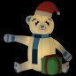 vidaXL Osito de peluche inflable de Navidad LED 240 cm vidaXL Osito de peluche inflable de Navidad LED 240 cm