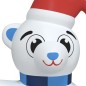 vidaXL Osito de peluche inflable de Navidad LED 240 cm vidaXL Osito de peluche inflable de Navidad LED 240 cm