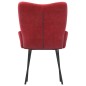 vidaXL Sillas de comedor 2 unidades terciopelo rojo tinto vidaXL Sillas de comedor 2 unidades terciopelo rojo tinto