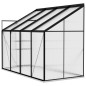 vidaXL Invernadero de aluminio gris antracita 5,24 m³ vidaXL Invernadero de aluminio gris antracita 5,24 m³