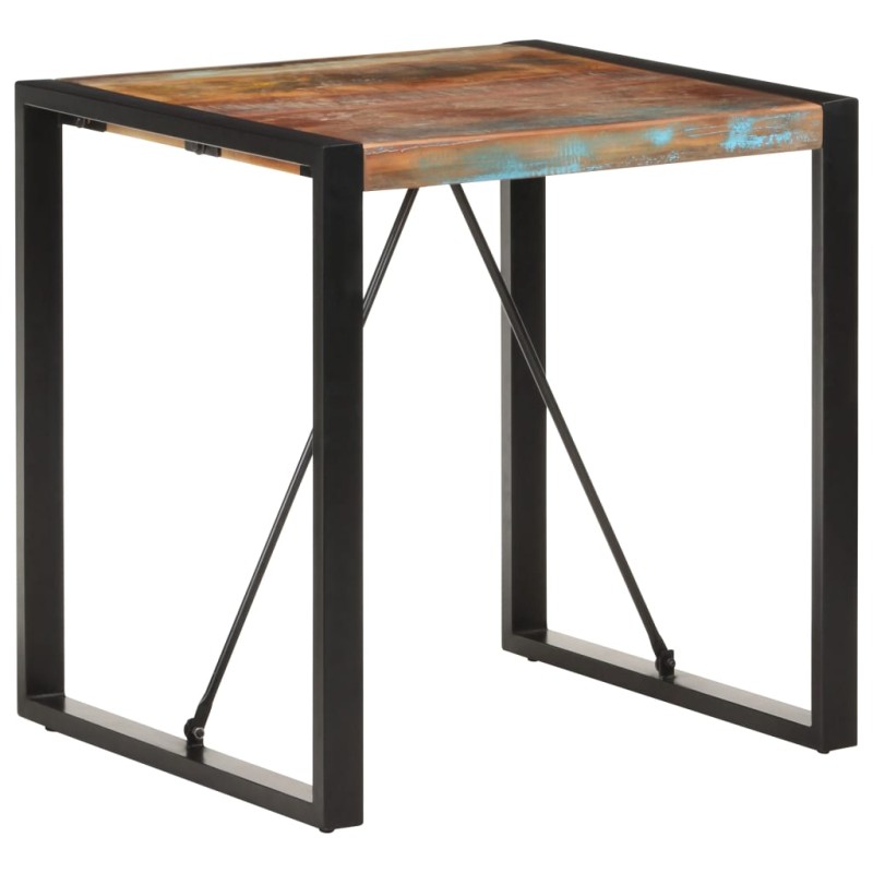 vidaXL Mesa de comedor de madera maciza reciclada 70x70x75 cm vidaXL Mesa de comedor de madera maciza reciclada 70x70x75 cm