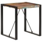 vidaXL Mesa de comedor de madera maciza reciclada 70x70x75 cm vidaXL Mesa de comedor de madera maciza reciclada 70x70x75 cm