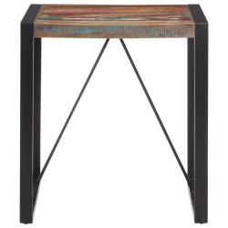 vidaXL Mesa de comedor de madera maciza reciclada 70x70x75 cm