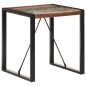 vidaXL Mesa de comedor de madera maciza reciclada 70x70x75 cm vidaXL Mesa de comedor de madera maciza reciclada 70x70x75 cm