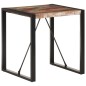 vidaXL Mesa de comedor de madera maciza reciclada 70x70x75 cm vidaXL Mesa de comedor de madera maciza reciclada 70x70x75 cm